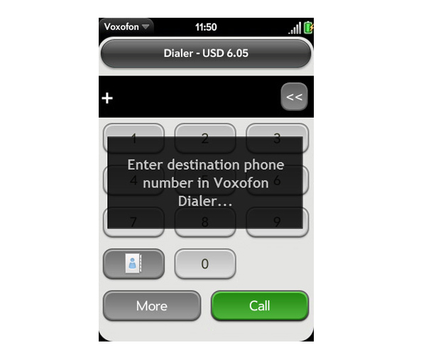 VOIP-app-Palm-Pre